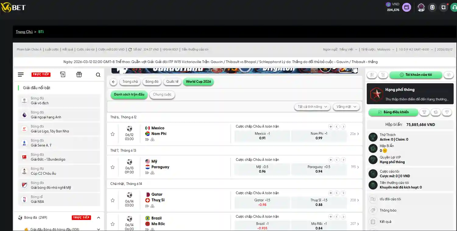 V9Bet trusted online football betting platform in Vietnam 2026