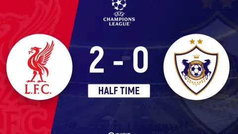Champions League: Hiệp một - Liverpool tạm dẫn Karabakh 2-0, McCain ghi bàn và Wirtz ghi bàn, Frimpong nghỉ thi đấu vì chấn thương ngay từ đầu