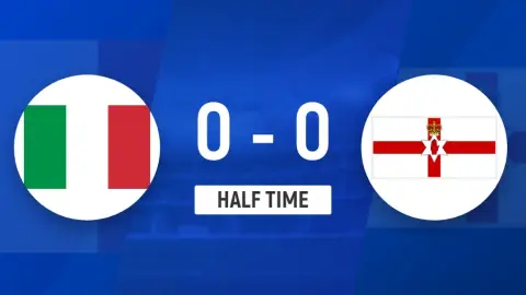 Hiệp 1 - Ý 0-0 Bắc Ireland, Dimarco và Tonali tạo nguy hiểm
