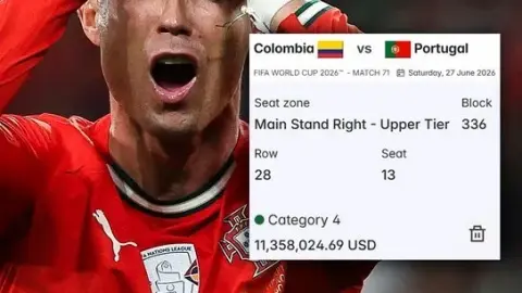 Một vé Colombia gặp Bồ Đào Nha ở World Cup được rao tới 11 triệu USD
