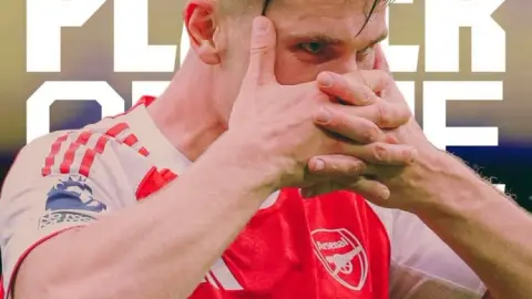 Gyokeres được bầu là cầu thủ hay nhất trận Arsenal thắng Fulham