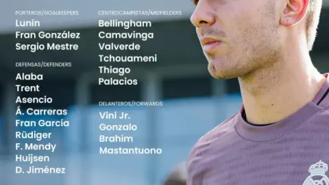 Real Madrid chốt danh sách gặp Espanyol, Mbappe và Courtois đều vắng mặt
