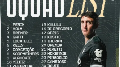 Juventus công bố danh sách đấu Verona, Vlahovic và Yildiz cùng góp mặt