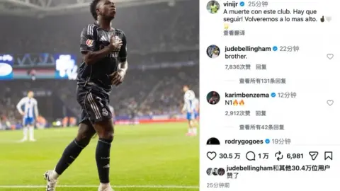 Vinicius sau cú đúp: Tôi trung thành với Real Madrid và chúng tôi sẽ trở lại đỉnh cao