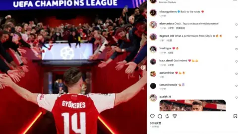 Tiến tới trận chung kết! Yockers đăng ảnh ăn mừng cùng CĐV Arsenal lên mạng xã hội: Trở về cội nguồn!