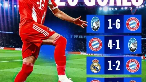 Có bao nhiêu bàn thắng được ghi trong trận đấu này? Bayern ghi trung bình 4 bàn/trận ở các vòng knock-out Champions League mùa này