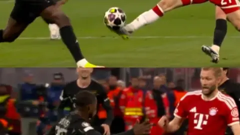 The Athletic: Trọng tài từng định thổi Mendes để bóng chạm tay trước khi đổi sang lỗi của Laimer