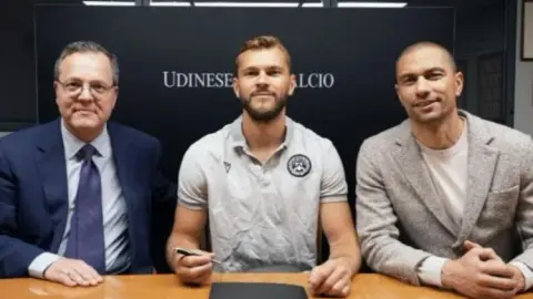 Chính thức: Udinese thông báo gia hạn hợp đồng với đội trưởng Karlström đến tháng 6 năm 2028