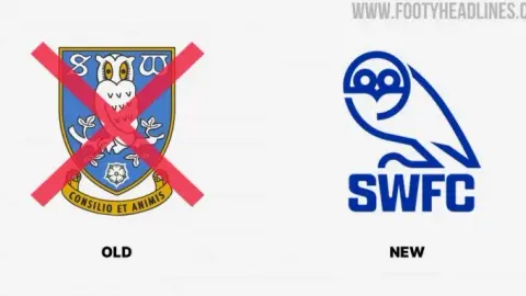 FH: Sheffield Wednesday lấy ý kiến ​​người hâm mộ về việc thay đổi biểu tượng của đội. Biểu tượng mới của đội hiện đại và đơn giản hơn