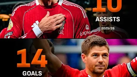 Sau Gerrard, Szoboszlai là tiền vệ Liverpool đầu tiên cán mốc 10 bàn và 10 kiến tạo trong một mùa