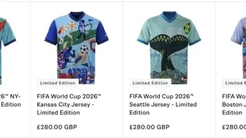 The Times: FIFA bán áo thun World Cup bản giới hạn với giá 280 bảng/chiếc