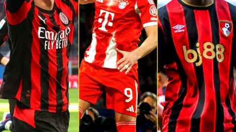 Kỷ lục bất bại dài nhất ở 5 giải đấu lớn mùa này: Milan đứng đầu danh sách với 24 trận, tiếp theo là Bayern và Bournemouth