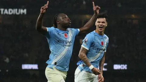 Xếp hạng cầu thủ Manchester City: Doku có điểm 9 cao nhất, Haaland, ghế B và Ake có điểm 8