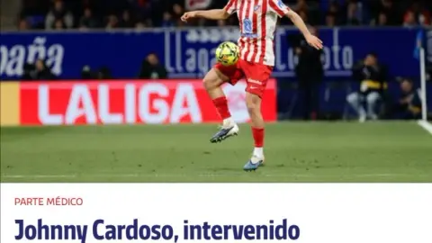 Atletico xác nhận Cardoso phẫu thuật thành công, nguy cơ lỡ World Cup
