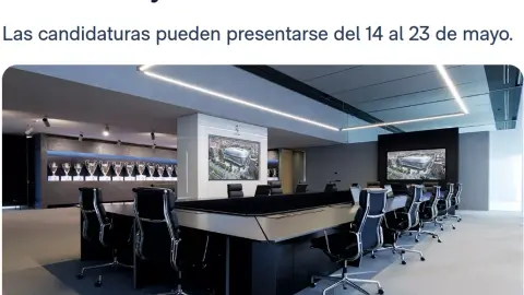 Cuộc bầu cử trước 3 năm! Quan chức Real Madrid: Chính thức khởi động quy trình bầu cử chủ tịch, đơn đăng ký có thể nộp bắt đầu từ hôm nay
