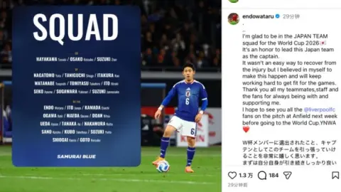 Endo Hang nói về việc được chọn vào đội tuyển Nhật Bản dự World Cup: Thật vinh dự khi được dẫn dắt đội tuyển với tư cách đội trưởng