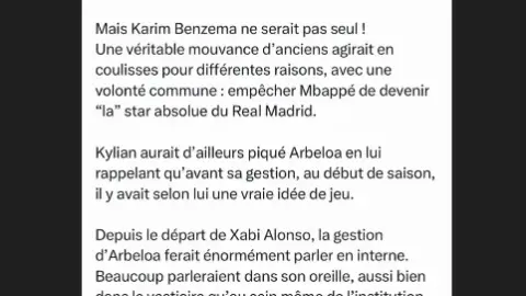 Ăn dưa! Blogger tin đồn: Một số cựu cầu thủ Real Madrid, trong đó có Benzema, đang âm thầm ngăn chặn việc tiếp quản của Kyabob
