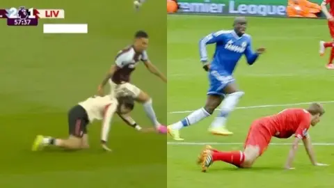 The Sun đăng ảnh so sánh: Sorbo sao chép hoàn hảo Gerrard, trượt chân giúp Villa ghi bàn cho Liverpool