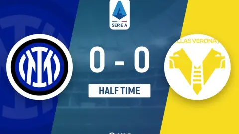Hiệp một - Inter Milan tạm thời 0-0 Verona Sommer cản phá xuất sắc và Mhita bỏ lỡ cơ hội ngon ăn