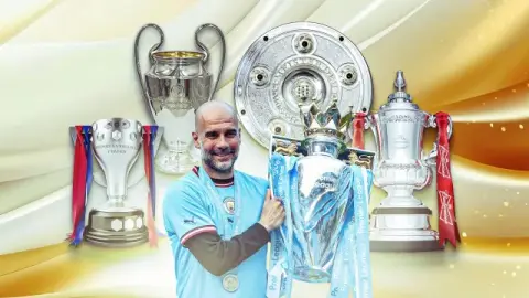 Một thách thức? Guardiola huấn luyện Salen City 41 chức vô địch trong 17 năm, 12 chức vô địch ở 5 giải đấu lớn & thiếu Serie A và Ligue 1