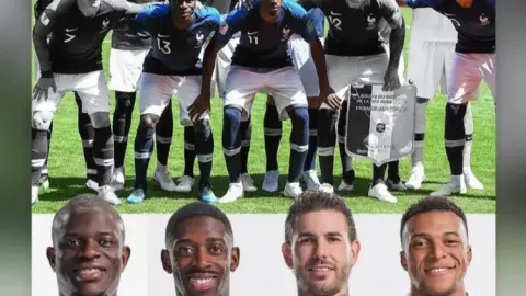 Tuyển Pháp gợi nhớ đội vô địch World Cup 2018, Mbappe lập tức chia sẻ lại