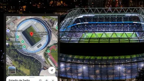 Truyền thông phương Tây: Tên Google của một số sân vận động La Liga đã bị giả mạo, bao gồm Bernabeu và Camp Nou.