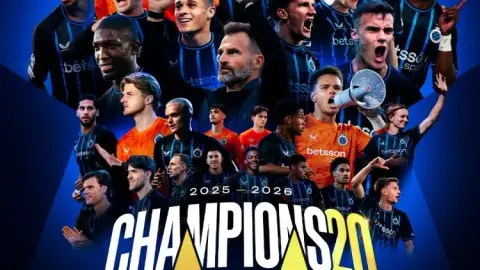Club Brugge vô địch giải VĐQG Bỉ sau trận hòa 2-2 với Mechelen