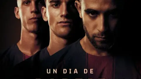 Barcelona tung poster trận chung kết: Eric Garcia, Garvey, Olmo xuất hiện