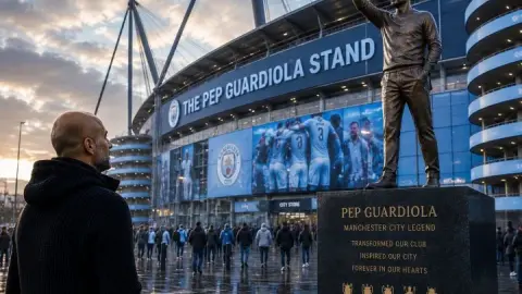 Không có kiến ​​thức trước! Guardiola nói đùa rằng ông không muốn có một bức tượng vì lũ chim sẽ ị lên đó