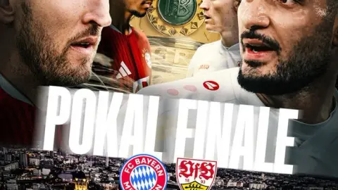 Bayern tung poster chung kết cúp Đức: Kane, Olise, Ondaeff, Felic xuất hiện