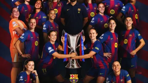 Sự thống trị tuyệt đối! Đội tuyển bóng đá nữ Barcelona đã giành chức vô địch Champions League nữ mùa này, lọt vào chung kết 6 năm liên tiếp và 4 lần vô địch.