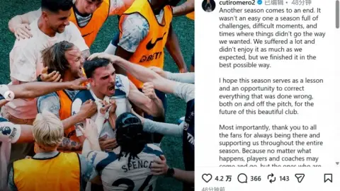 Xuống hạng thành công, đội trưởng Tottenham Romero: Kết thúc mùa giải theo cách tốt nhất, mong rút kinh nghiệm