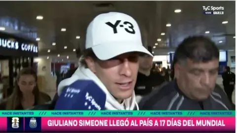 Simeone Jr.: Anh trở lại Trung Quốc tập luyện và chờ quyết định của Scaloni. Tây Ban Nha, Pháp và Anh là những ứng cử viên vô địch
