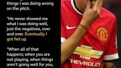 Hãy chia tay với Van Gaal! Di Maria: Ông ấy chỉ nói về khuyết điểm của tôi nhưng tôi không hối hận khi gia nhập Man United