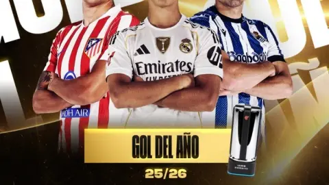 Ứng cử viên bàn thắng đẹp nhất mùa La Liga: Guler, cú lốp bóng của Barrenechea, làn sóng thế giới của Molina