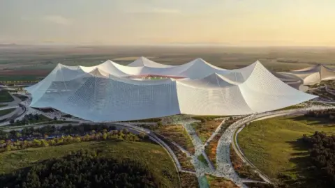 Có 115. 000 chỗ ngồi! Maroc xây sân vận động mới để đăng cai chung kết World Cup 2030