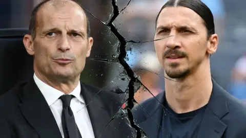 Gần như đã đánh nhau! Corriere della Sera: Allegri và Ibrahimovic cãi nhau nảy lửa, Tare Fulani giải tán