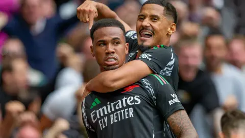 Saliba + Gabe: Dembele rất giỏi và khó đối phó, nhưng anh ấy sẽ không vui khi thi đấu với chúng tôi