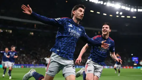 Havertz ghi bàn trong hai trận chung kết Champions League, trở thành cầu thủ Đức thứ ba trong lịch sử làm được điều này