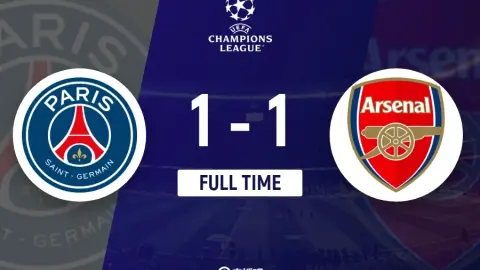 Báo cáo trận đấu 90 phút - Paris 1-1 Arsenal bước vào hiệp phụ, Havertz hạ gục K77 và Dembele gỡ hòa