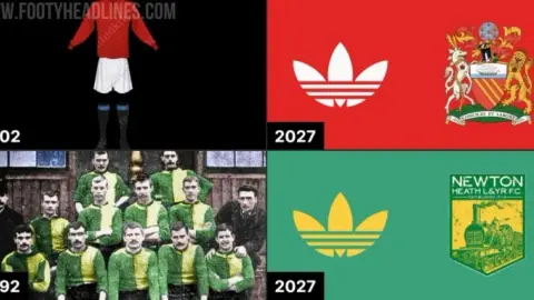 Adidas sẽ phát hành áo đấu thứ tư của Man United để kỷ niệm ngày áo đấu của Man United đổi sang màu đỏ, trắng và đen 125