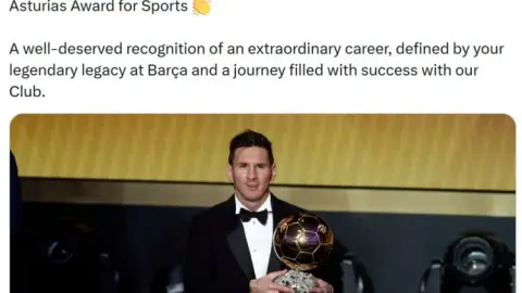 Barcelona chính thức chúc mừng chiến thắng của Messi: Đây là sự ghi nhận xứng đáng cho sự nghiệp phi thường