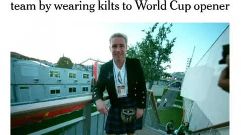 Scotland không mặc váy tại World Cup: không theo truyền thống 1998, tập trung vào bóng đá