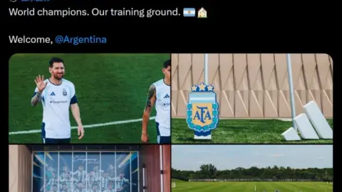 Phương tiện truyền thông xã hội của Sporting Kansas City: Chào mừng nhà vô địch thế giới Argentina đến sân tập của chúng tôi