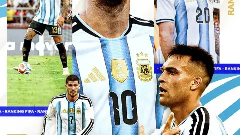 Argentina thụ động vươn lên vị trí số 1 FIFA! Truyền thông Ả Rập: Xưa có lời nguyền khiến cầu thủ số 1 FIFA vô địch World Cup.