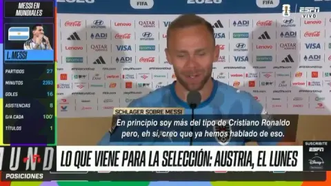 Thủ môn Áo: Tôi thích mẫu cầu thủ như Ronaldo, nhưng Messi có khí chất đặc biệt