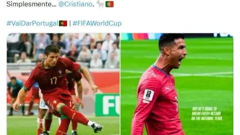Tuyển Bồ Đào Nha ca ngợi Ronaldo sau cột mốc lịch sử ở World Cup