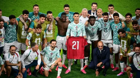 Ronaldo gửi thông điệp cho Jota sau khi Bồ Đào Nha loại Croatia