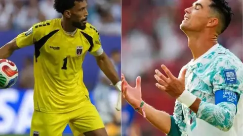 Marca: Thủ môn Vozinha của Cape Verde hoàn thành pha rê bóng 1 vào lưới Argentina, vượt qua Cristiano Ronaldo về số lần rê bóng