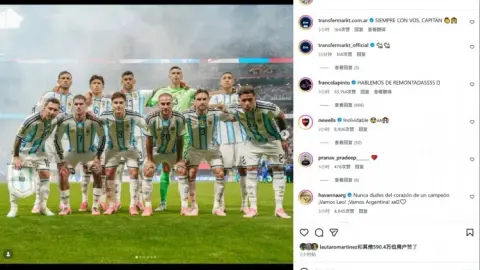 Đấu trường F1 cũng diễn ra màn đảo ngược. Tay đua người Argentina Colapinto để lại lời nhắn cho Messi: Hãy nói chuyện đảo ngược.